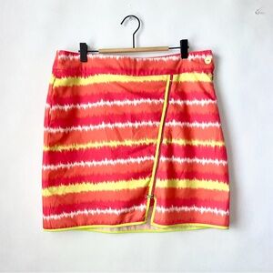 EP Pro Vibrant Hot Pink Orange Yellow Summer Sunrise Golf Skort 10
